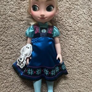 Disney Animator Collector Elsa Doll with Blue Dress